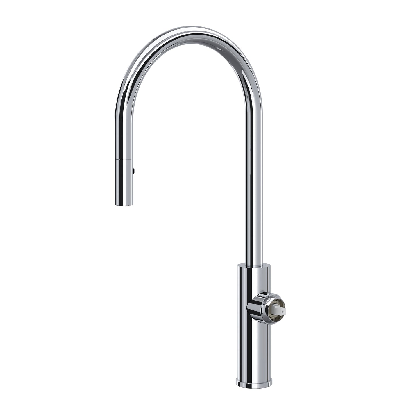 ROHL EC55D1 Eclissi Pull-Down Kitchen Faucet with C-Spout - Less Handle