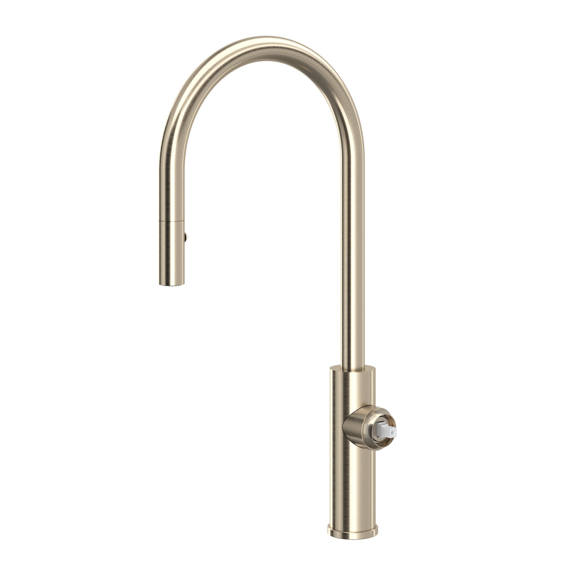 ROHL EC55D1 Eclissi Pull-Down Kitchen Faucet with C-Spout - Less Handle