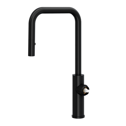 ROHL EC56D1 Eclissi Pull-Down Kitchen Faucet with U-Spout - Less Handle