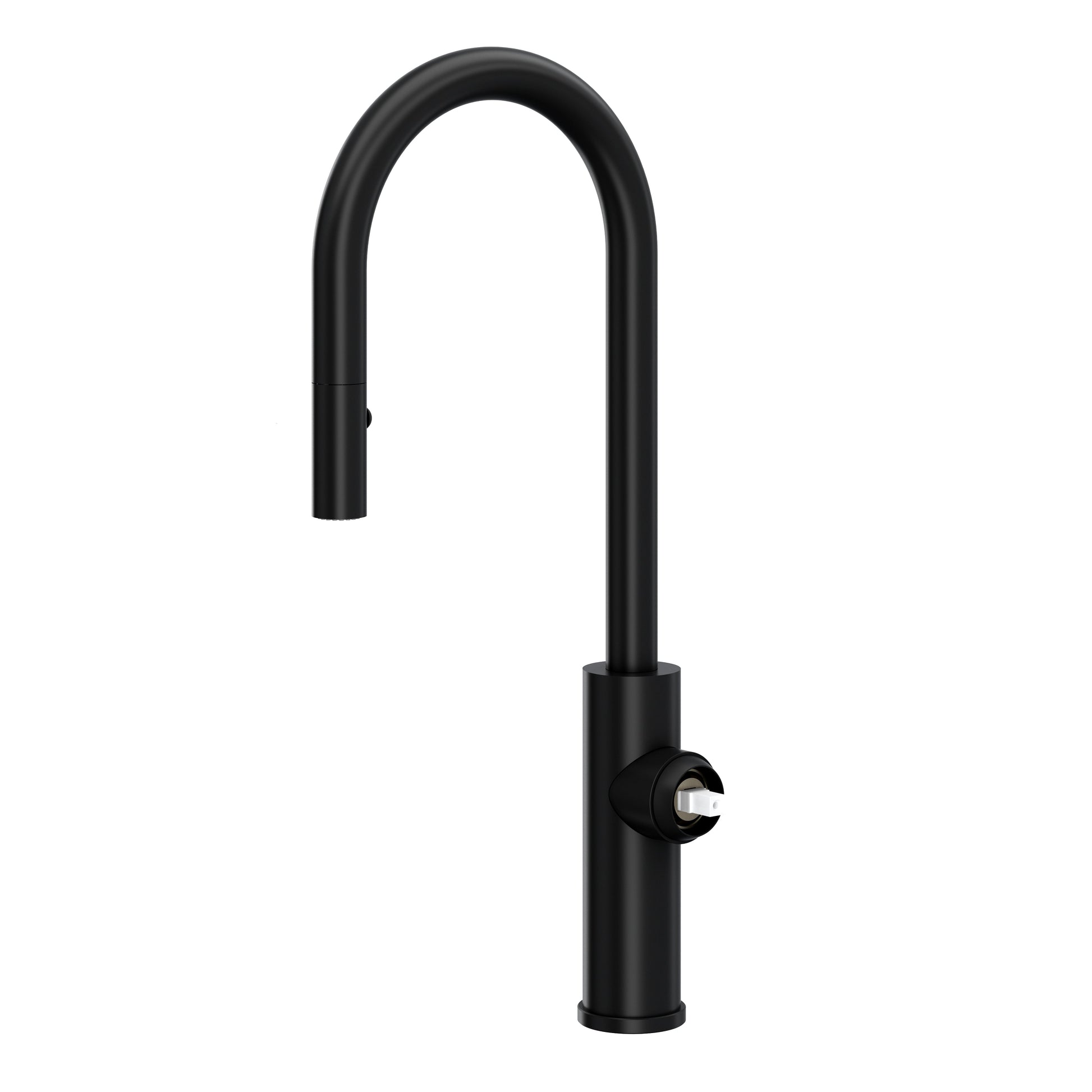 ROHL EC65D1 Eclissi Pull-Down Bar/Food Prep Kitchen Faucet with C-Spout - Less Handle