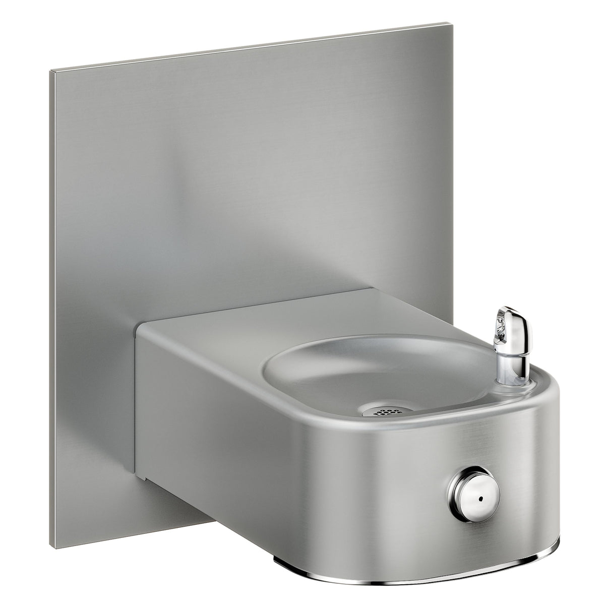 Elkay Slimline Soft Sides Fountain Non-Filtered Non-Refrigerated Freeze Resistant Stainless Steel
