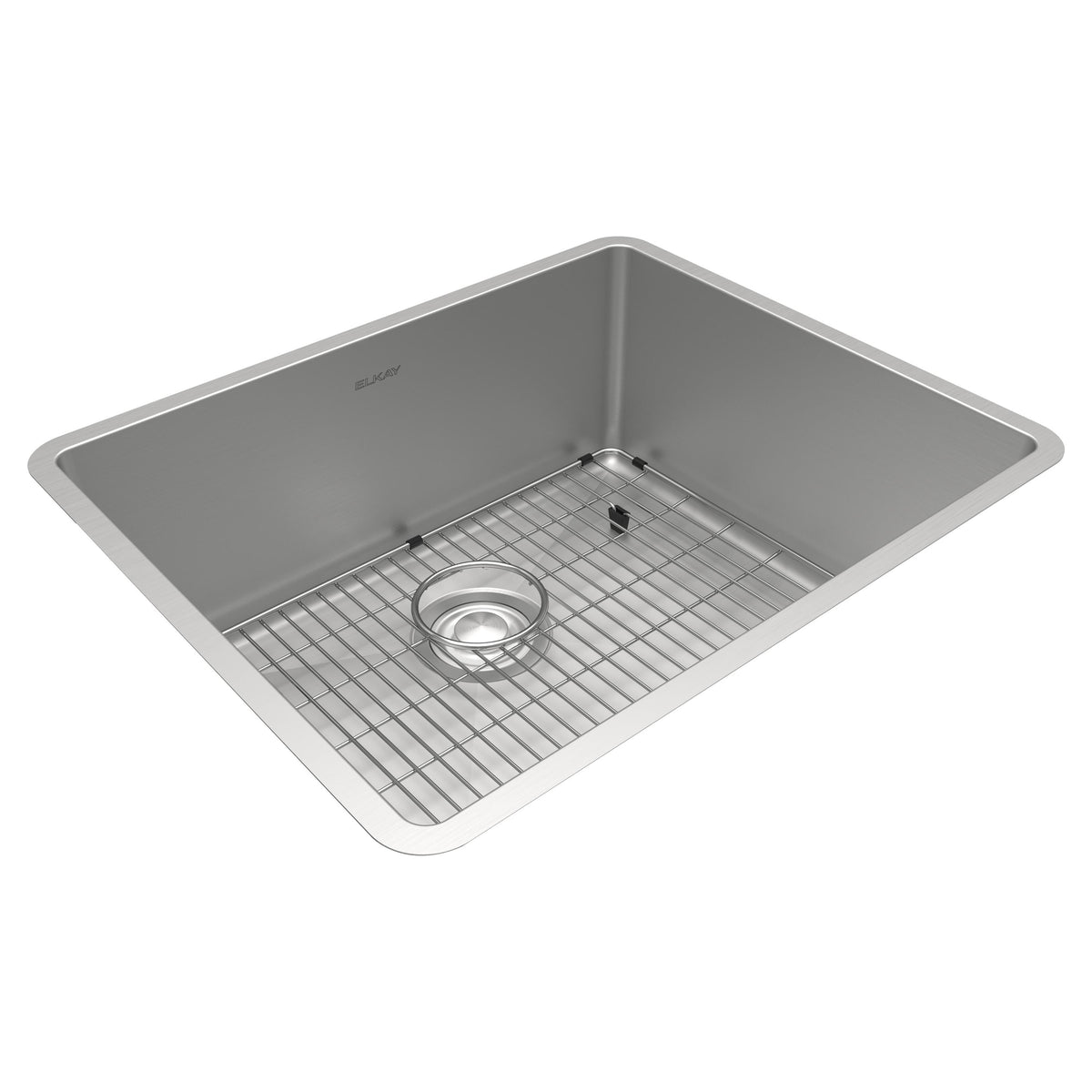 Elkay Crosstown 18 Gauge Stainless Steel 22-1/2" x 18-1/2" x 9" Single Bowl Undermount Sink Kit