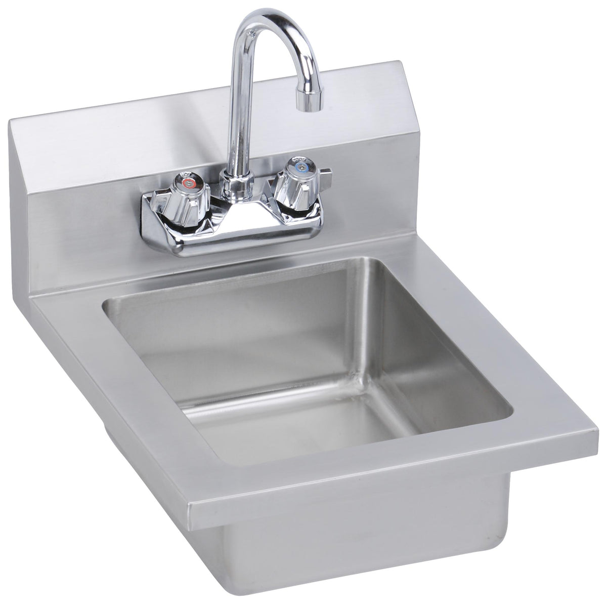 Elkay Stainless Steel 14" x 16-1/2" x 11" 18 Gauge Hand Sink with Faucet