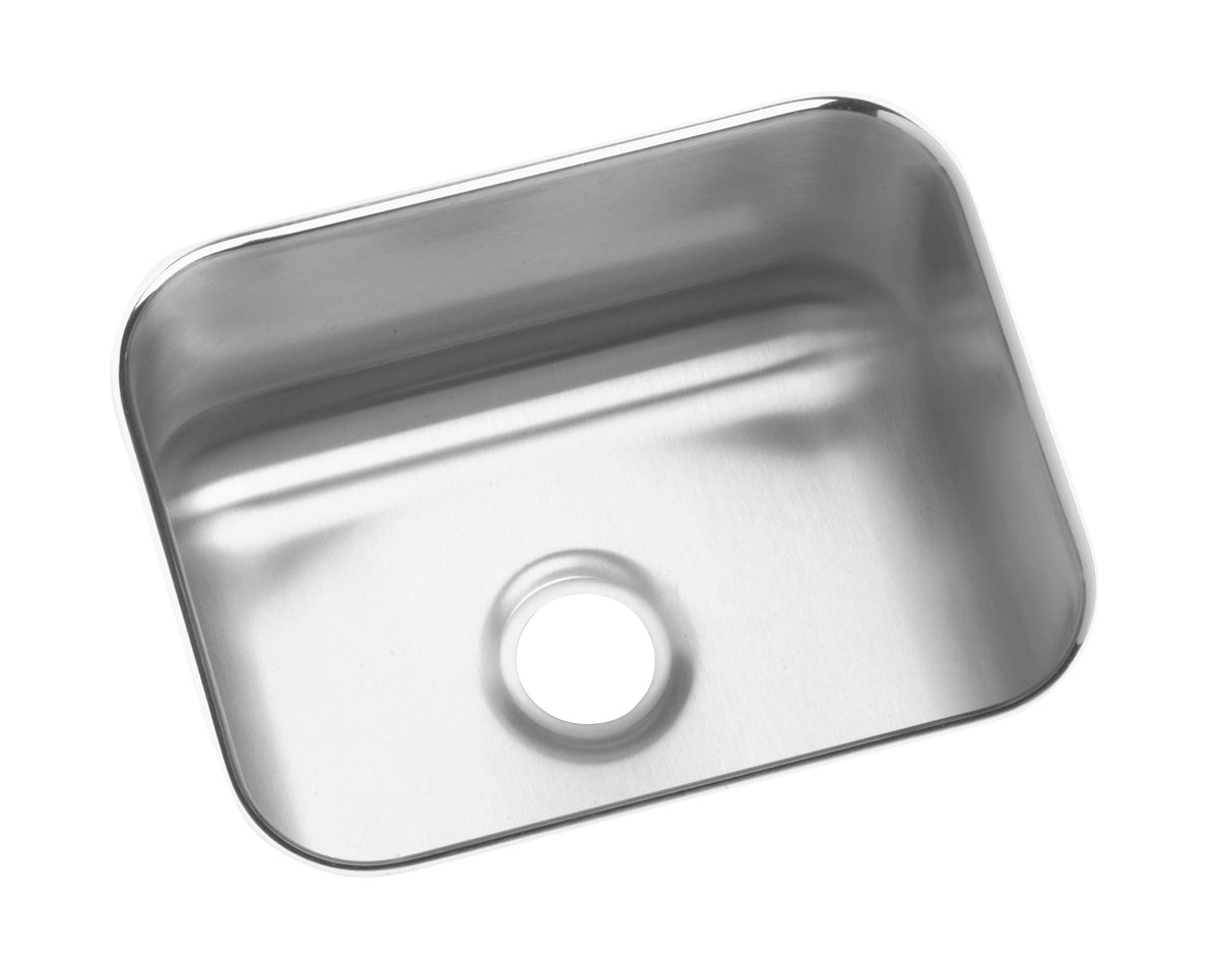 Elkay Lustertone Classic Stainless Steel 14-1/2" x 11-3/4" x 7" Single Bowl Undermount Bar Sink