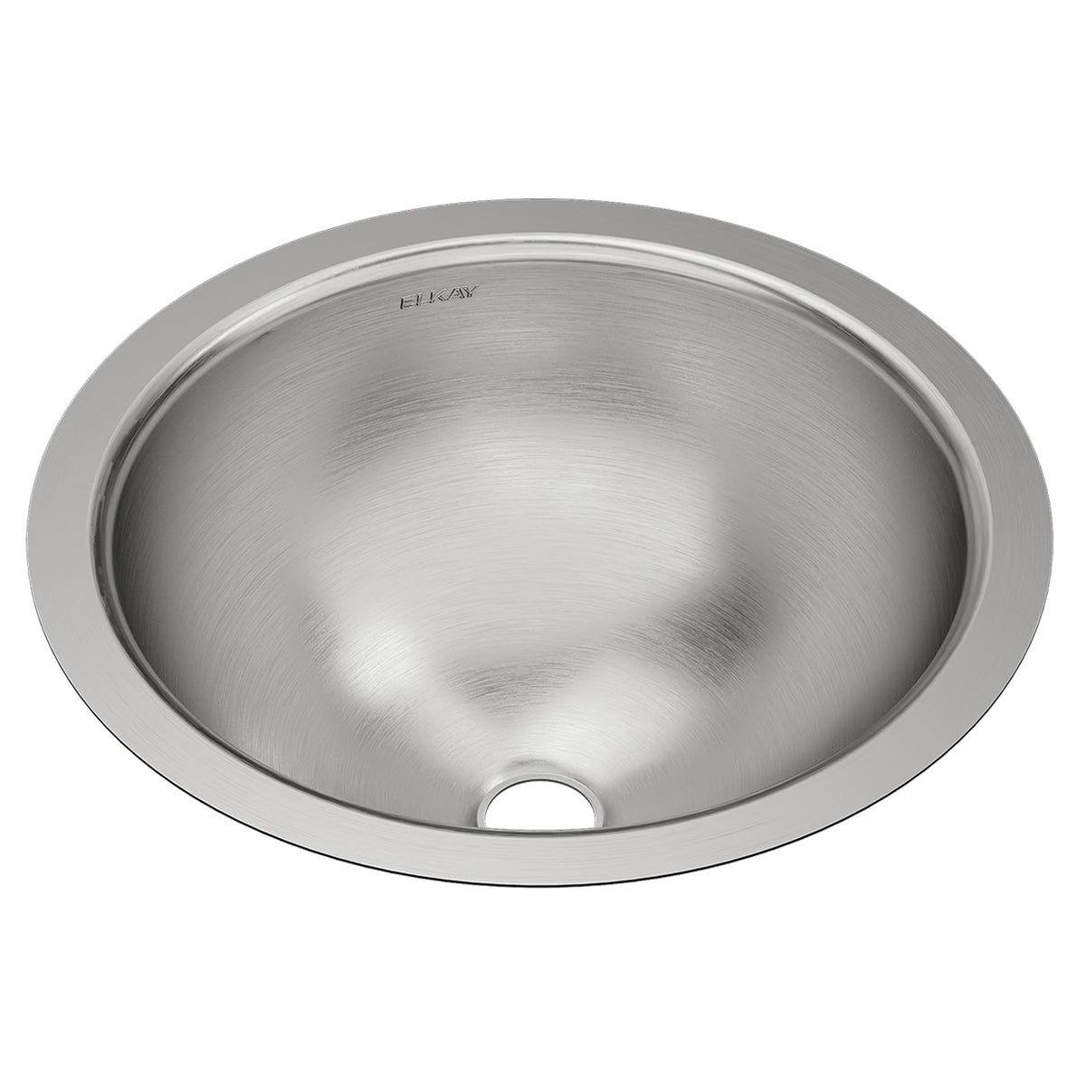 Elkay Asana Stainless Steel 14-3/8" x 14-3/8" x 6" Single Bowl Undermount Bathroom Sink with Overflow