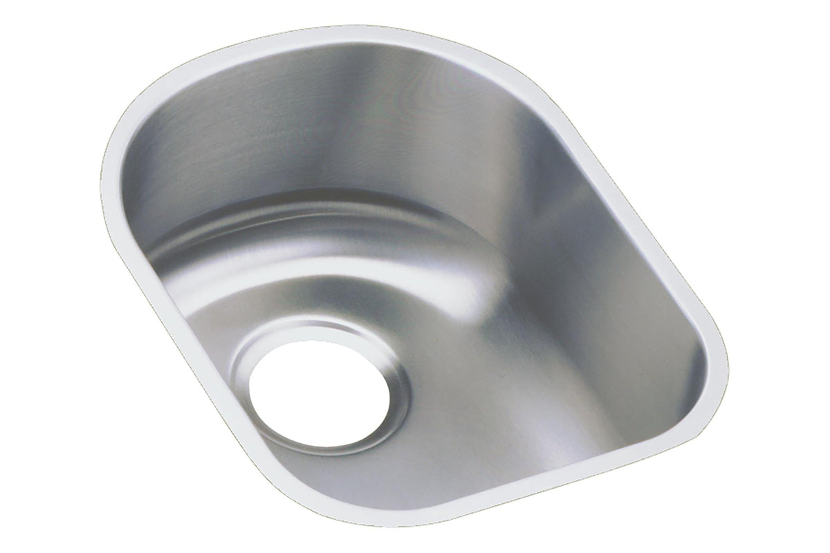 Elkay Lustertone Classic Stainless Steel 14" x 17-1/2" x 7-1/2" Single Bowl Undermount Sink