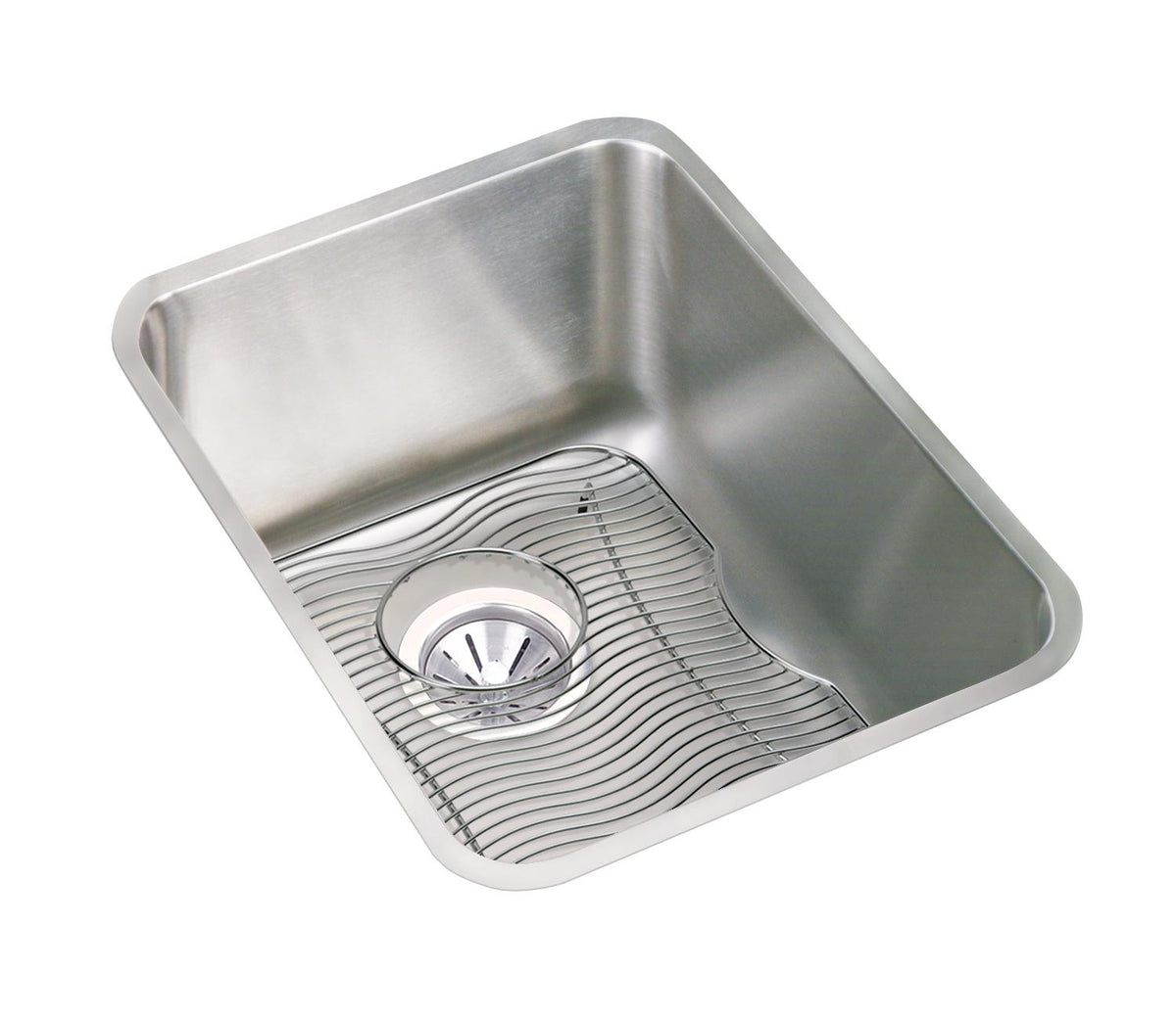 Elkay Lustertone Classic Stainless Steel 16-1/2" x 20-1/2" x 9-7/8" Single Bowl Undermount Sink Kit