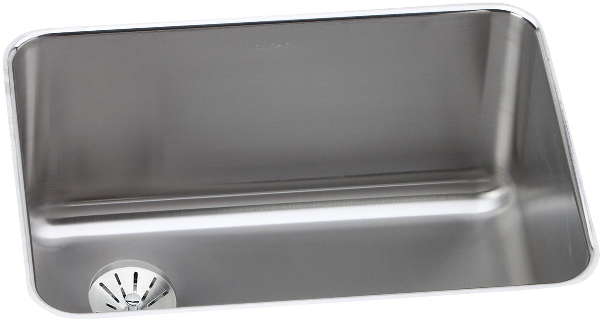 Elkay Lustertone Classic Stainless Steel 25-1/2" x 19-1/4" x 10" Single Bowl Undermount Sink with Left Perfect Drain®