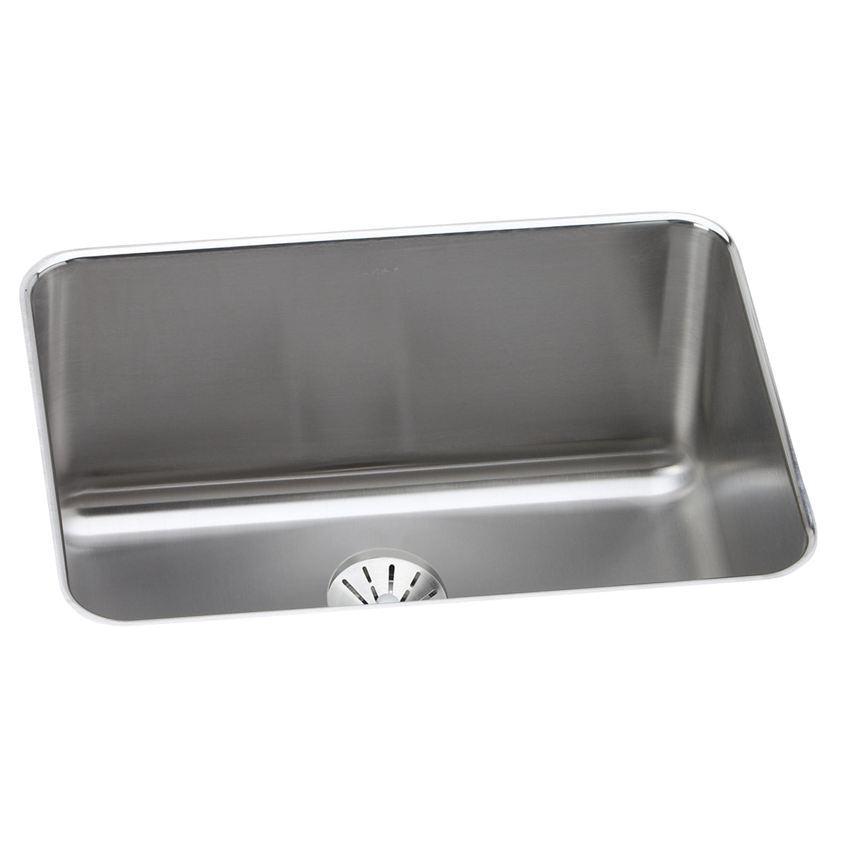 Elkay Lustertone Classic Stainless Steel 25-1/2" x 19-1/4" x 10" Single Bowl Undermount Sink with Perfect Drain®