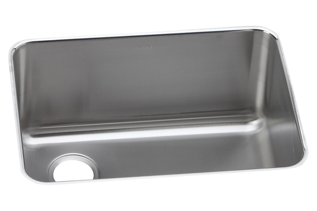 Elkay Lustertone Classic Stainless Steel 25-1/2" x 19-1/4" x 12" Single Bowl Undermount Sink with Left Drain