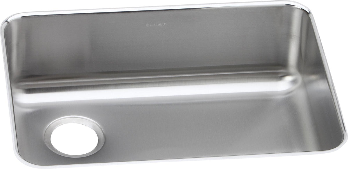 Elkay Lustertone Classic Stainless Steel 25-1/2" x 19-1/4" x 8" Single Bowl Undermount Sink with Left Drain