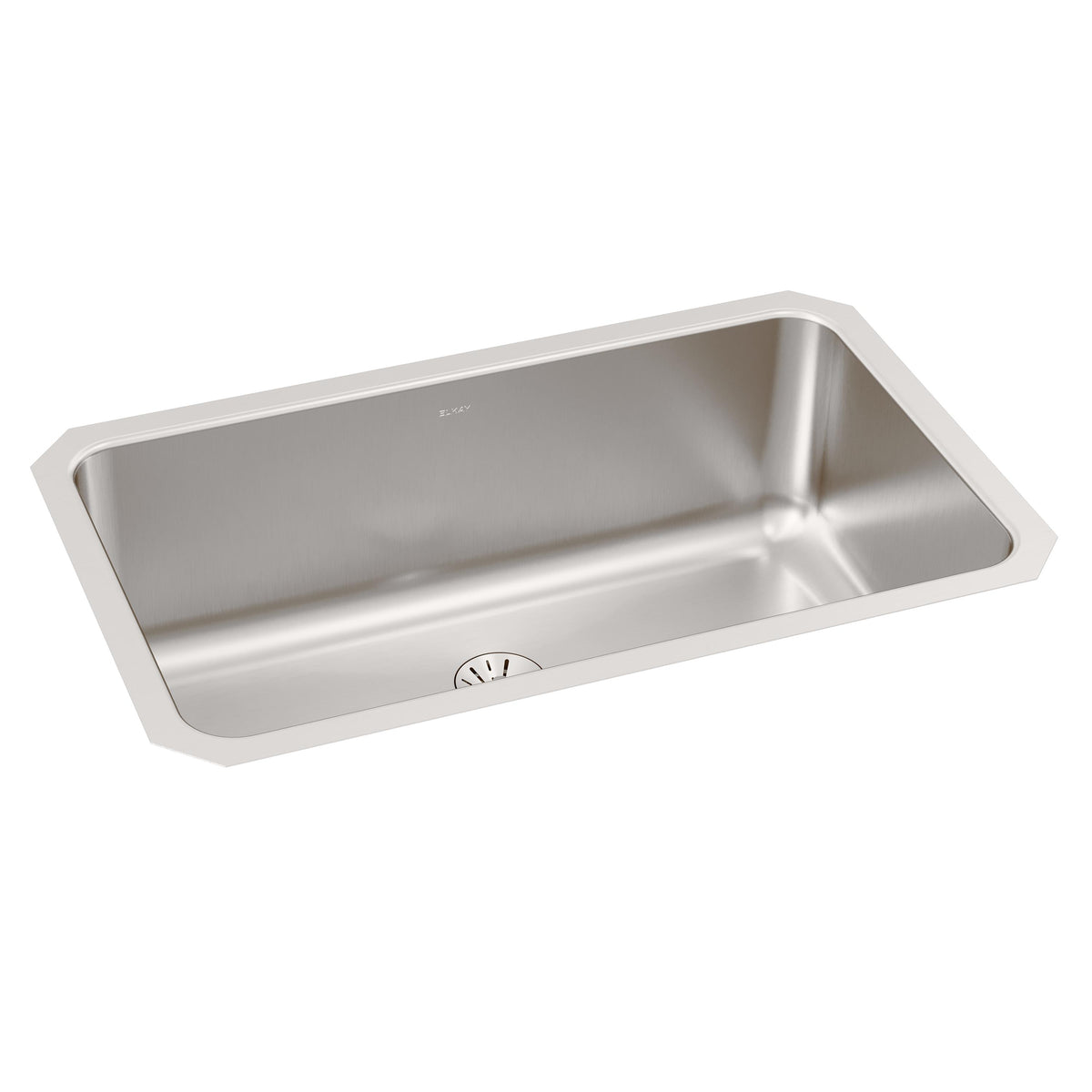 Elkay Lustertone Classic Stainless Steel 30-1/2" x 18-1/2" x 10" Single Bowl Undermount Sink with Perfect Drain®