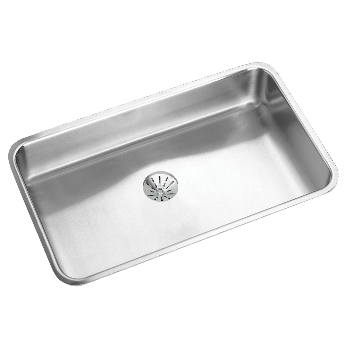 Elkay Lustertone Classic Stainless Steel 30-1/2" x 18-1/2" x 7-1/2" Single Bowl Undermount Sink with Perfect Drain®