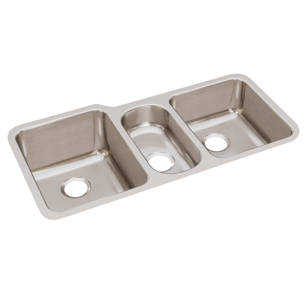 Elkay Lustertone Classic Stainless Steel 40" x 20-1/2" x 9-7/8" Triple Bowl Undermount Sink