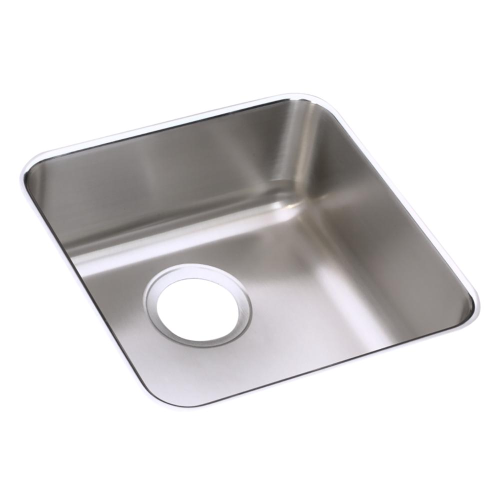 Elkay Lustertone Classic Stainless Steel 16-1/2" x 16-1/2" x 4-3/8" Single Bowl Undermount ADA Sink