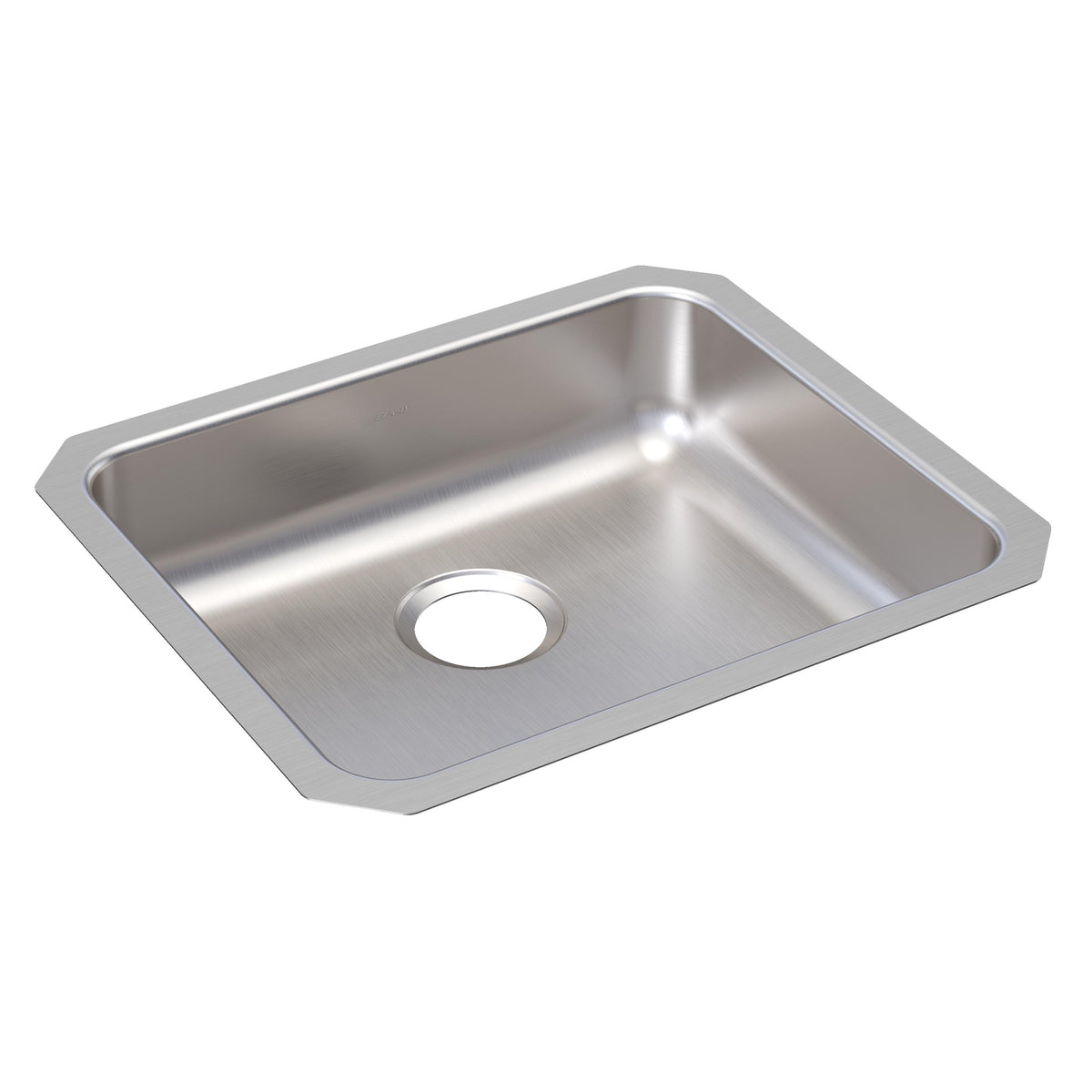 Elkay Lustertone Classic Stainless Steel 21-1/2" x 18-1/2" x 5-3/8" Single Bowl Undermount ADA Sink