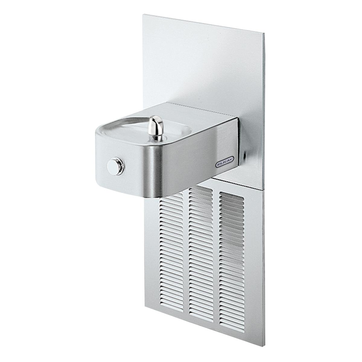 Elkay Soft Sides ADA Fountain with Mounting Frame Non-filtered Refrigerated Stainless