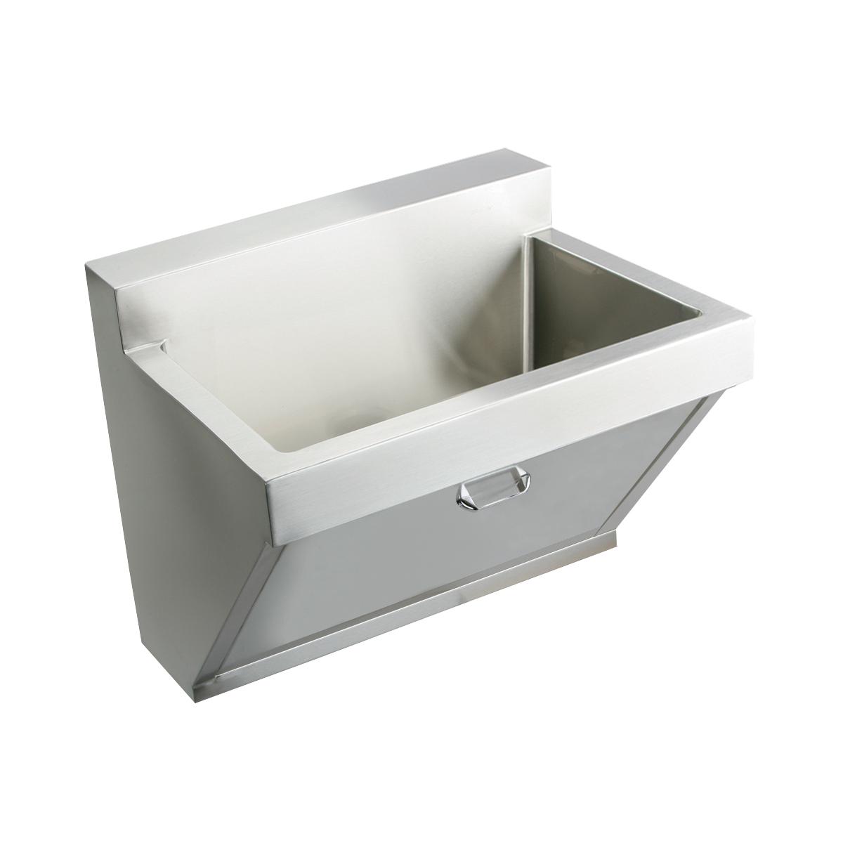 Elkay Stainless Steel 30" x 23" x 11" Wall Hung Single Bowl Surgeon Scrub Sink