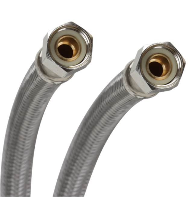 Fluidmaster B6F16 3/8" Female Compression x 3/8" Female Compression Faucet Supply Connector (16" Length)