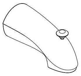 Moen 133025 Tub drain assembly