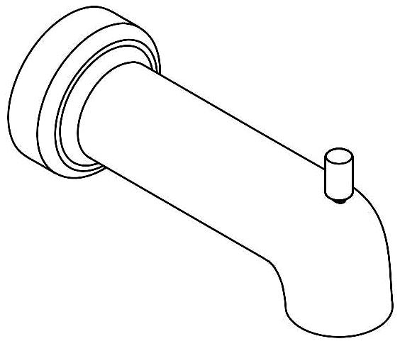 Moen 170190 Diverter tub spout