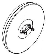 Moen 200741 M-Core Diverter Escutcheon Kit Kit, Chr