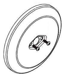 Moen 200747 M-Core Diverter Escutcheon Kit Kit, Chr