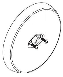 Moen 200749 M-Core Diverter Escutcheon Kit, Chr