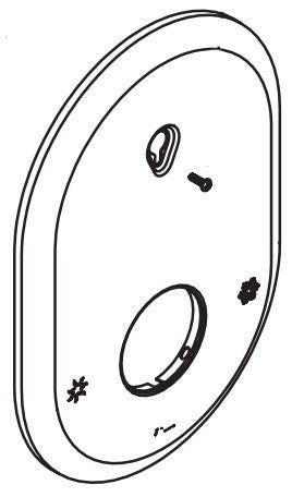 Moen 200813 M-Core Escutcheon Kit, Chr