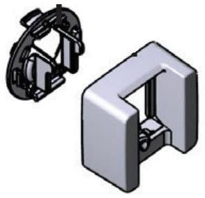 Moen 200821 M-Core Handle Hub Kit, Bn