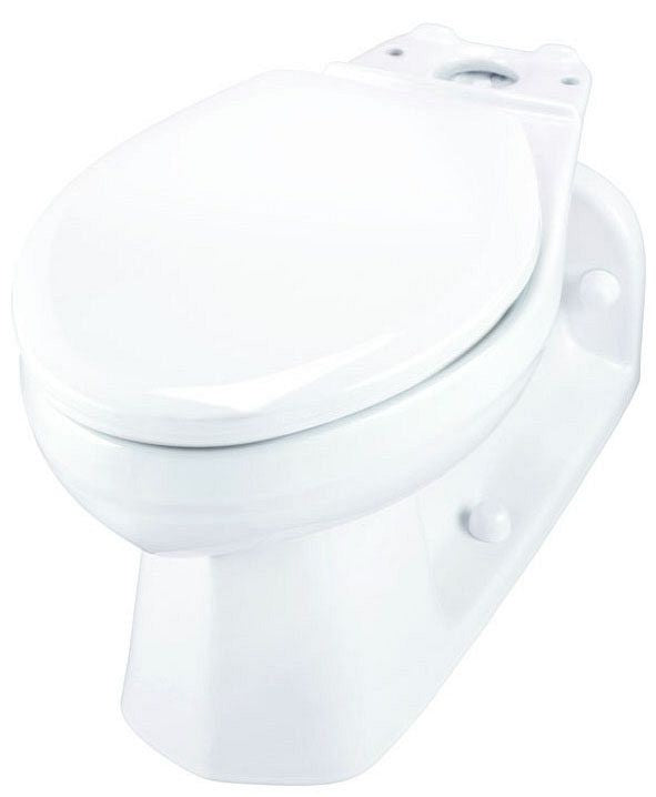 Gerber GUF21374 Ultra Flush 1.0/1.28/1.6gpf Elongated Bowl Back Outlet White