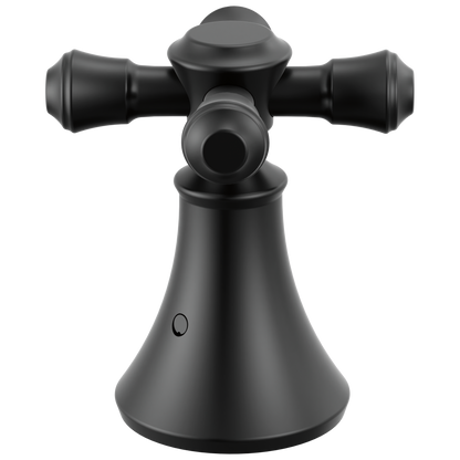 Delta Cassidy H695SS Metal Cross Handle Set - Roman Tub