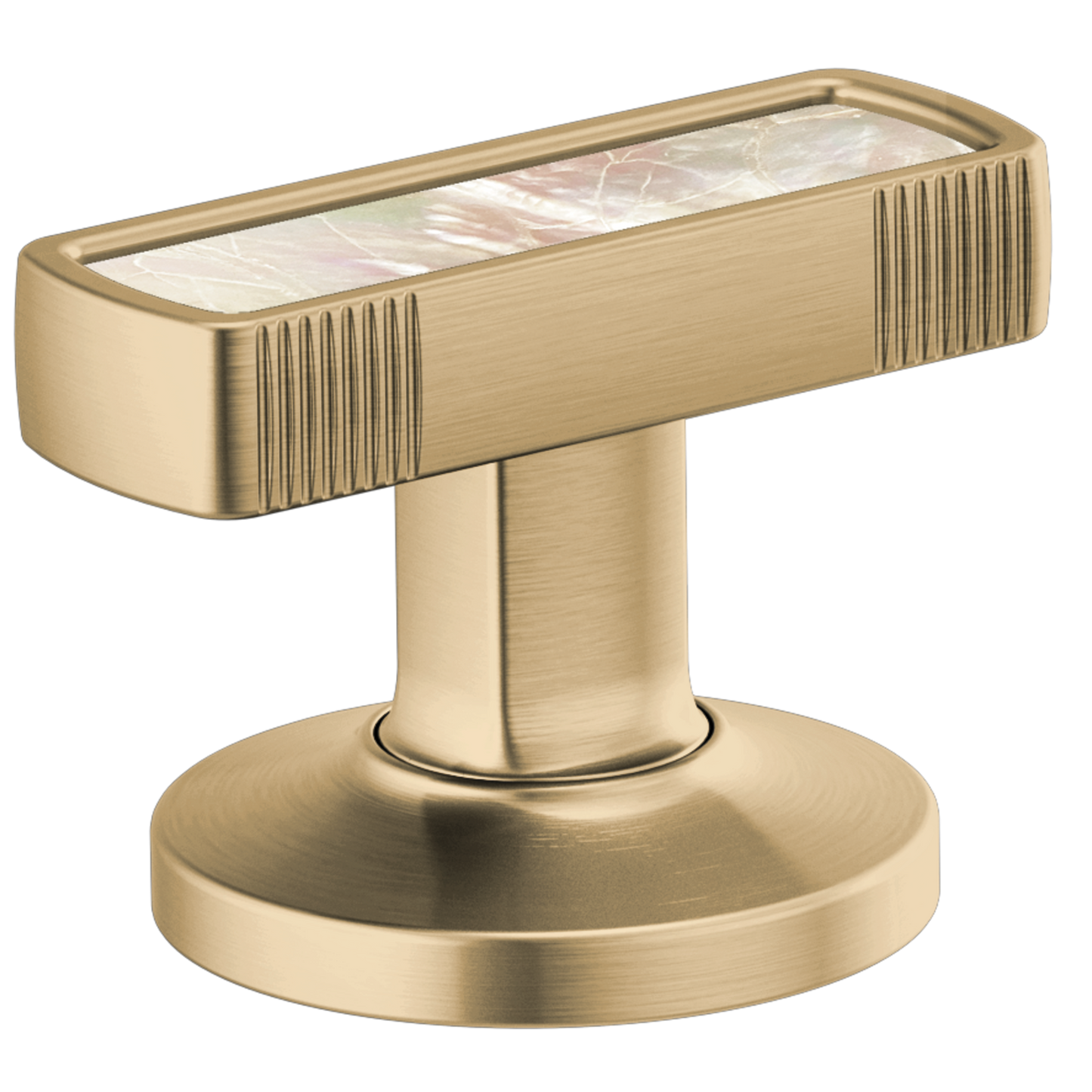 Brizo Kintsu™: Widespread Lavatory Knob Handle Kit with Mother of Pearl Inlay