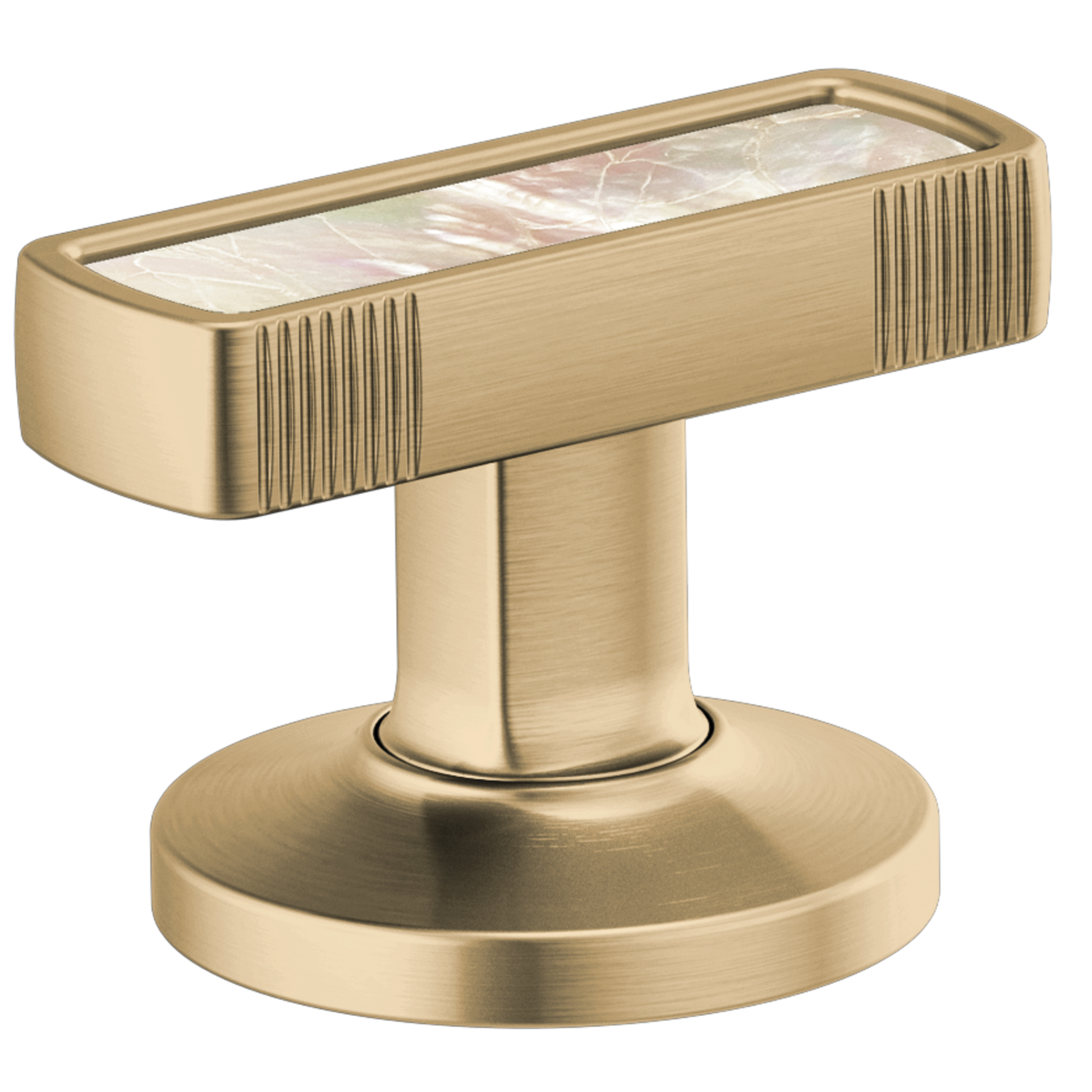 Brizo Kintsu™: Widespread Lavatory Knob Handle Kit with Mother of Pearl Inlay