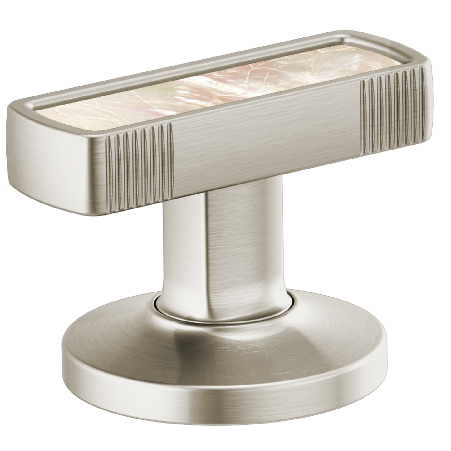 Widespread Lavatory Knob with Mother of Pearl Inlay Handle Kit