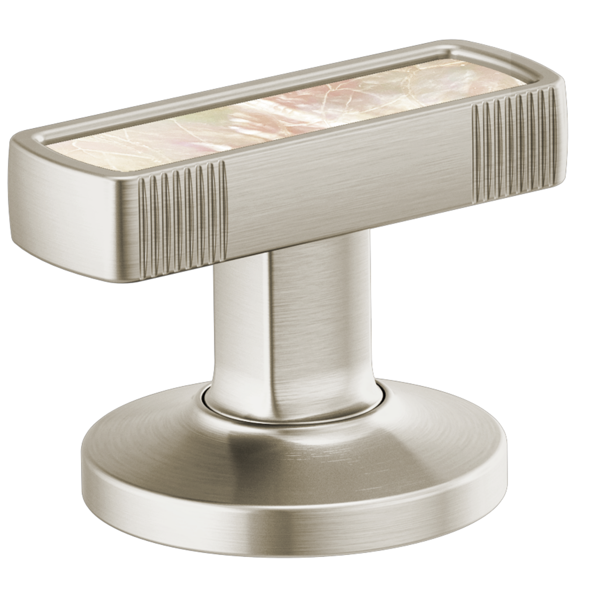 Widespread Lavatory Knob with Mother of Pearl Inlay Handle Kit