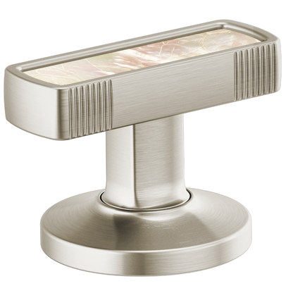 Widespread Lavatory Knob with Mother of Pearl Inlay Handle Kit