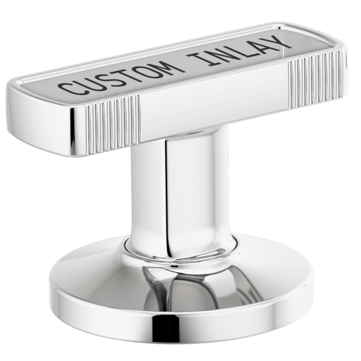 Brizo Kintsu HI5306 Widespread Lavatory Knob with Custom Inlay Handle Kit - Chrome