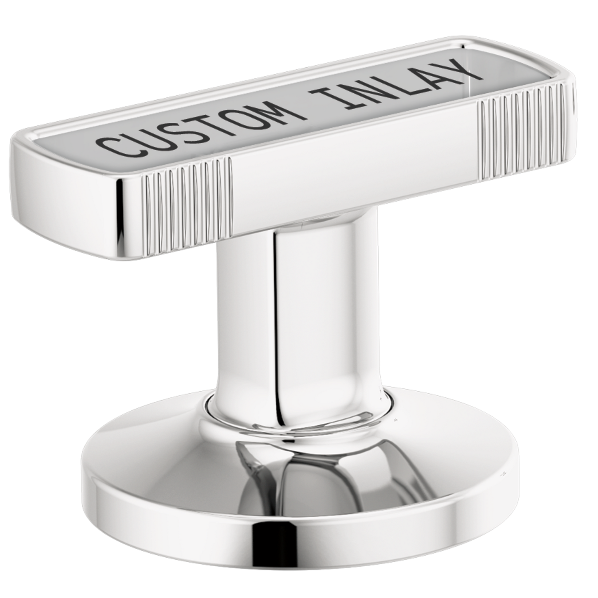 Brizo Kintsu HI5306 Widespread Lavatory Knob with Custom Inlay Handle Kit - Chrome