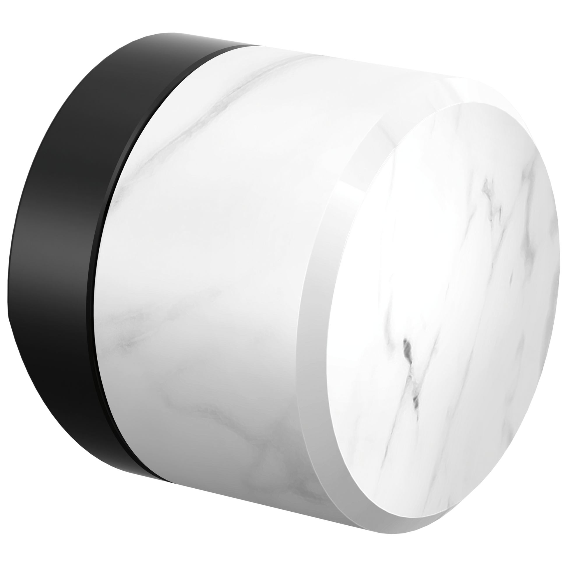 Brizo Odin HKK175 Kitchen Faucet White Marble Knob Handle Kit - Matte Black / Marble