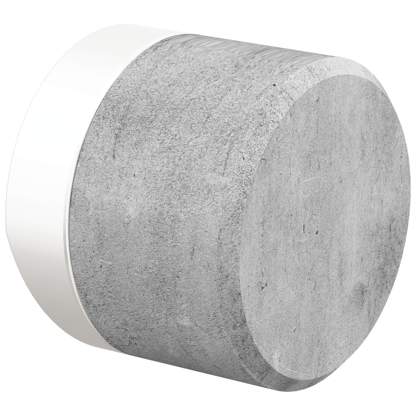 Brizo Odin HKK175 Knob with Concrete - Matte White / Concrete