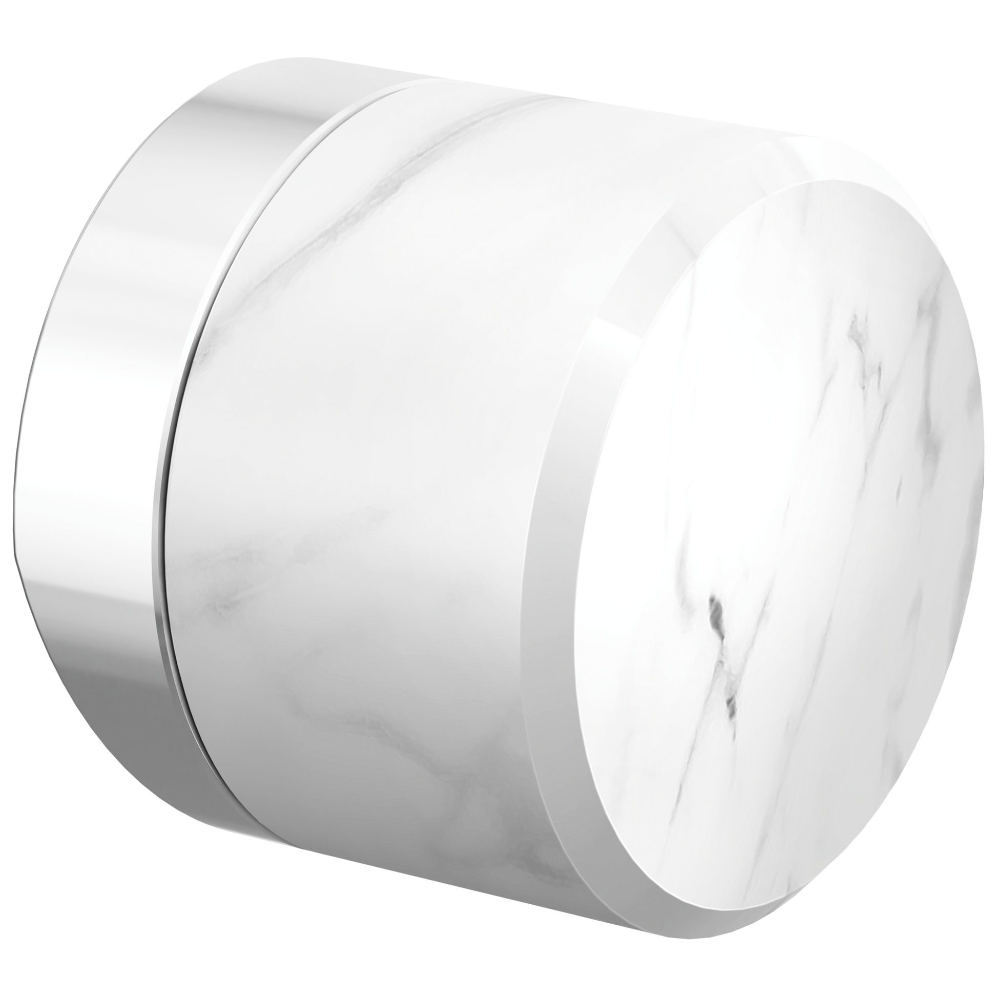 Brizo Odin HKK175 Kitchen Faucet White Marble Knob Handle Kit - Polished Chrome / Marble