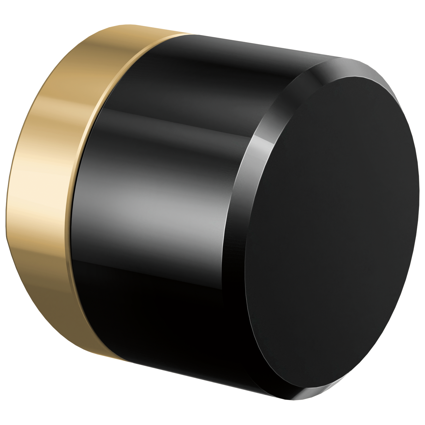 Brizo Odin HKK175 Kitchen Faucet Black Crystal Knob Handle Kit - Polished Gold / Black Crystal