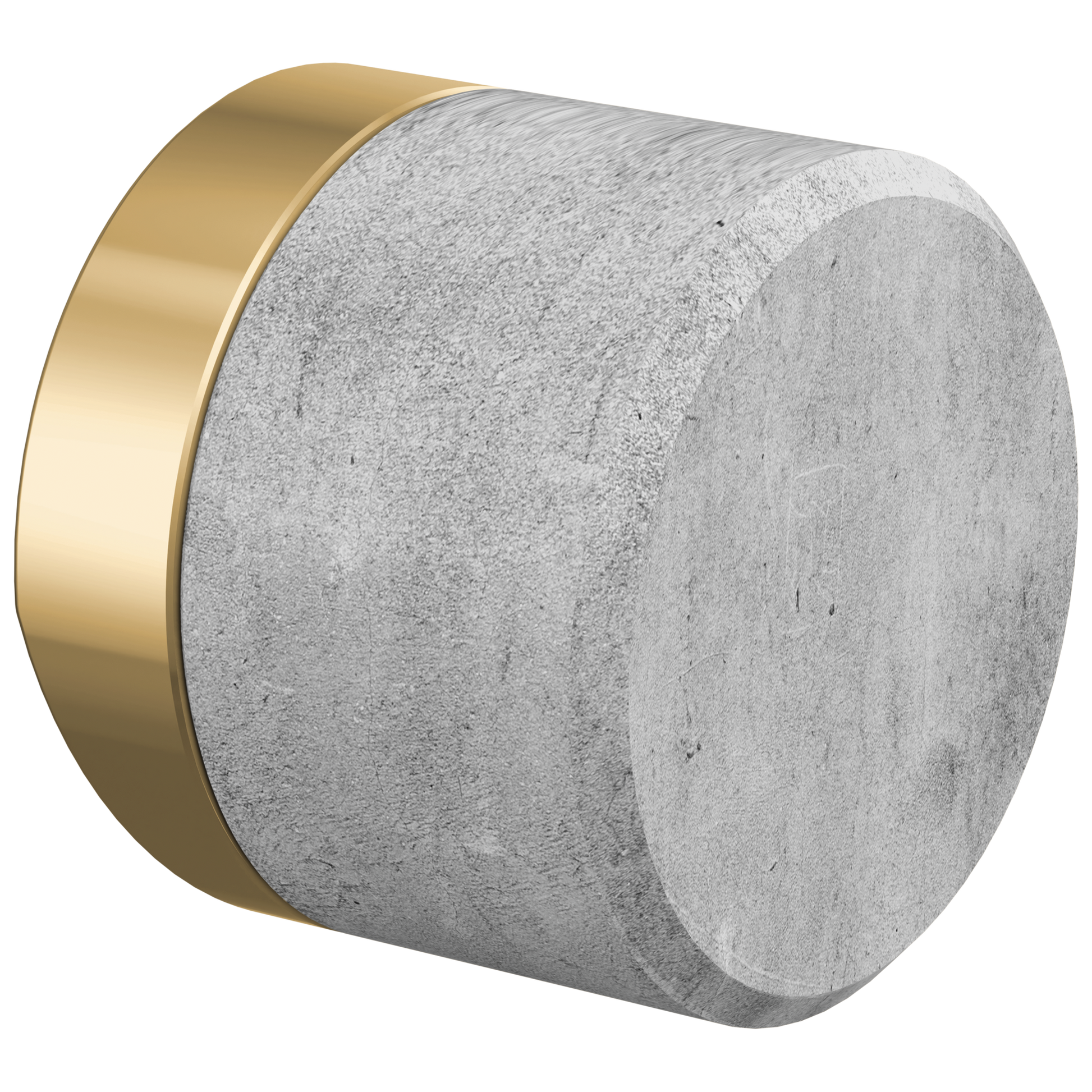 Brizo Odin HKK175 Kitchen Faucet Concrete Knob Handle Kit - Polished Gold / Concrete