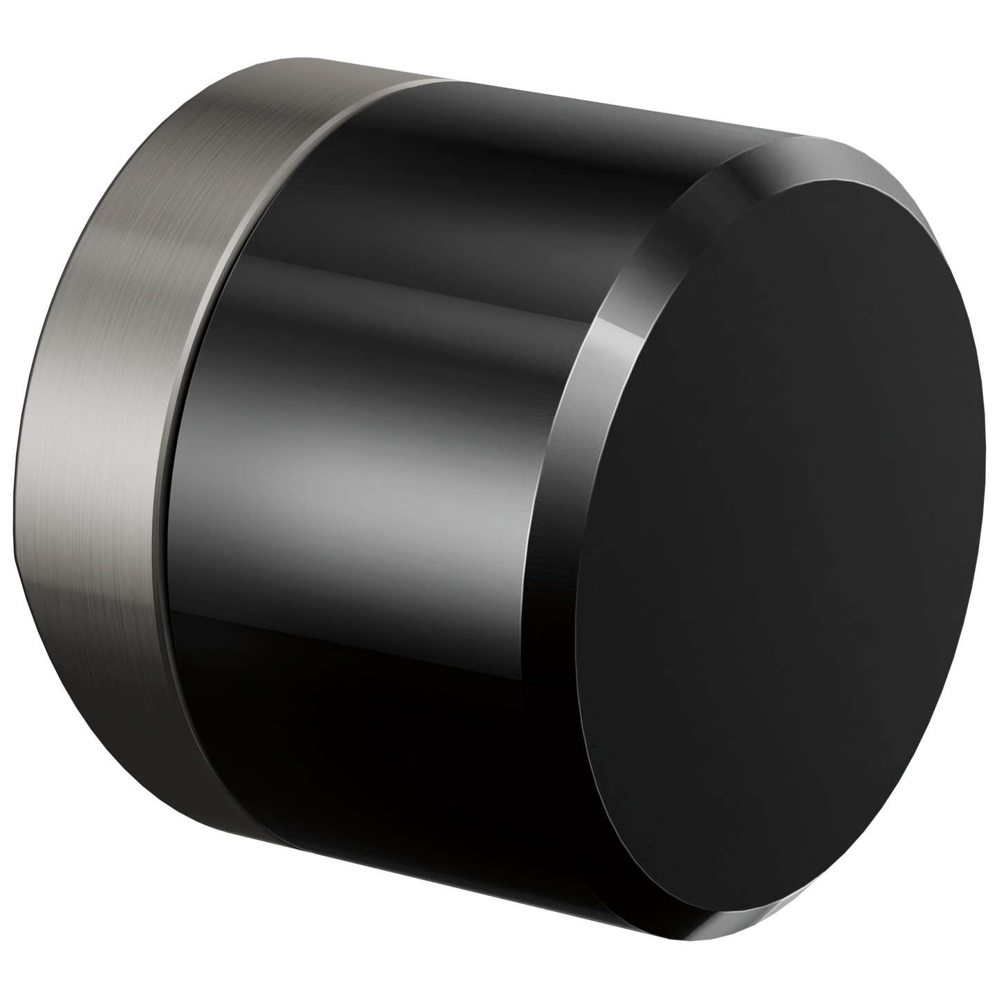 Brizo Odin HKK175 Kitchen Faucet Black Crystal Knob Handle Kit - Luxe Steel / Black Crystal