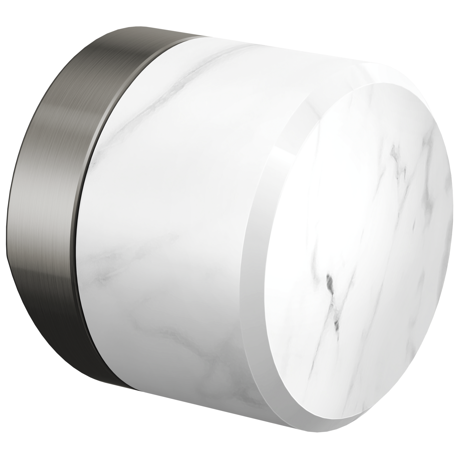 Brizo Odin HKK175 Kitchen Faucet White Marble Knob Handle Kit - Luxe Steel / Marble