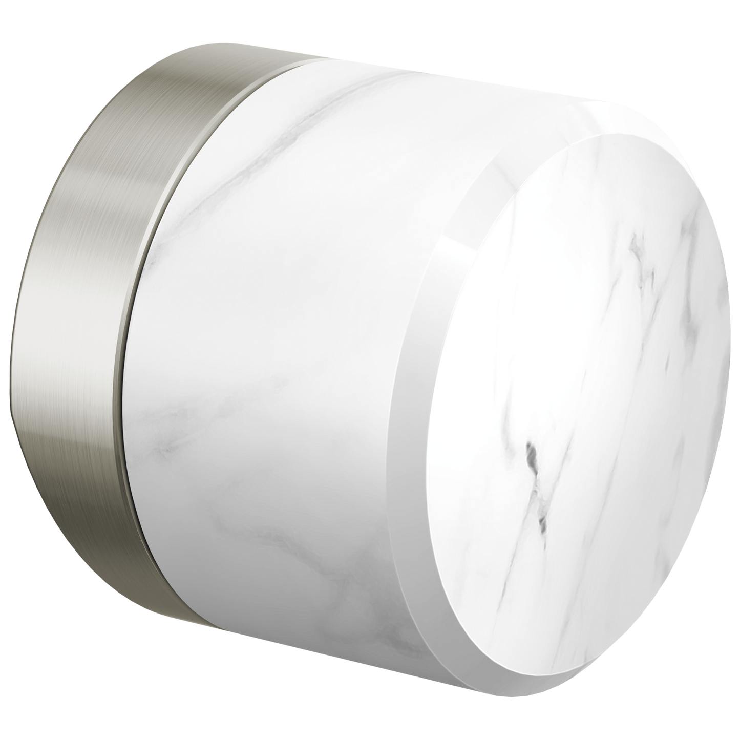 Brizo Odin HKK175 Kitchen Faucet White Marble Knob Handle Kit - Stainless / Marble