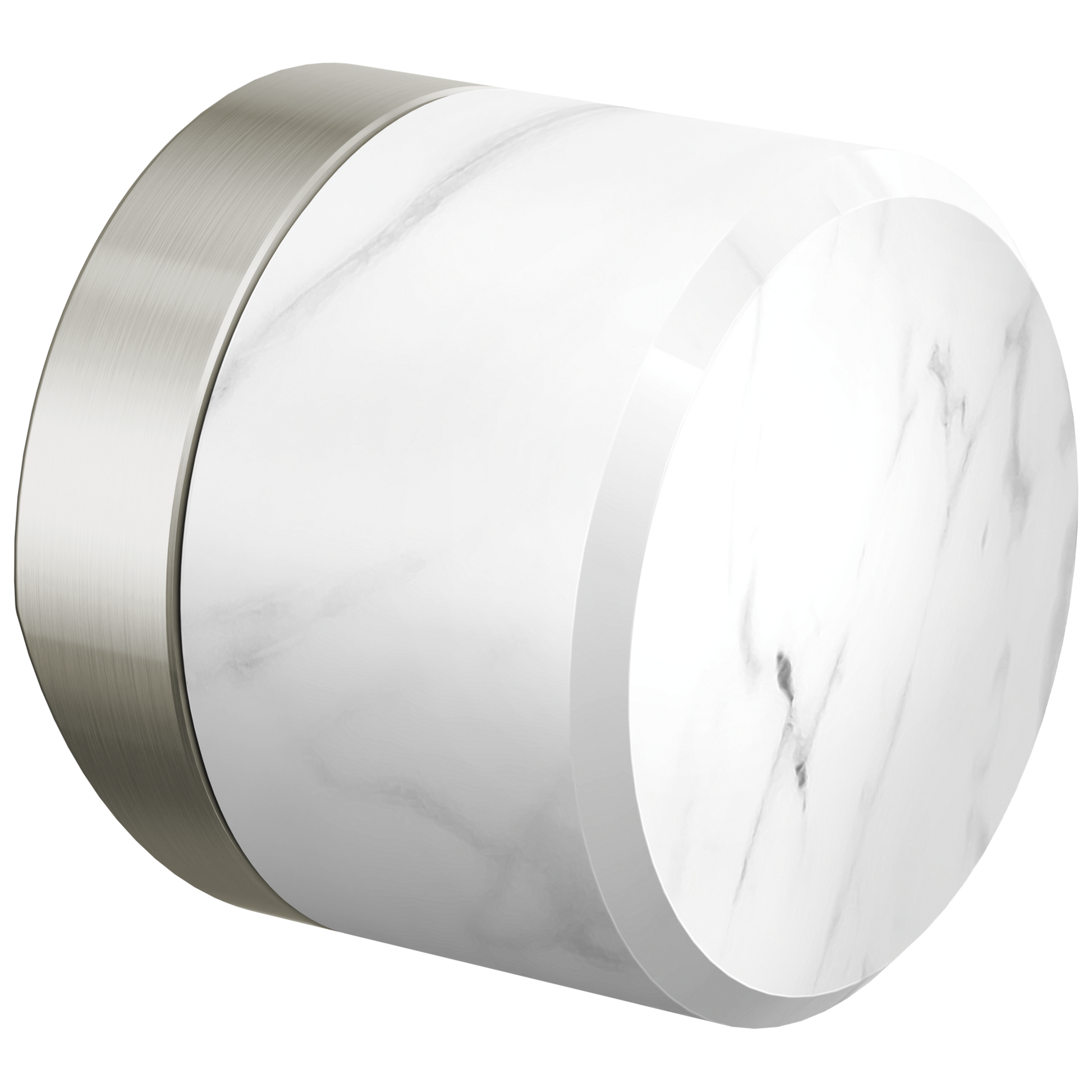 Brizo Odin HKK175 Kitchen Faucet White Marble Knob Handle Kit - Stainless / Marble