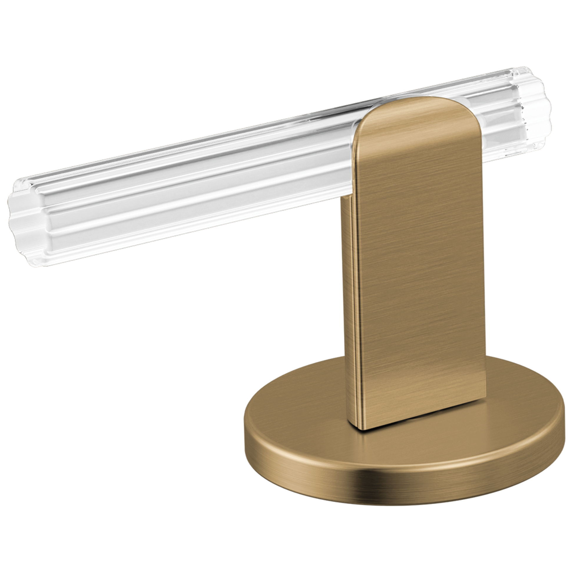Brizo Roccesco HL53110 Widespread Lavatory Lever Handle Kit - Luxe Gold / Clear Acrylic