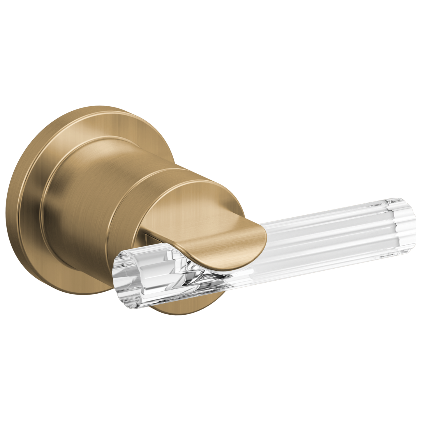 Brizo Roccesco HL58110 Single-Handle Wall Mount Lavatory Lever Handle Kit - Luxe Gold / Clear Acrylic
